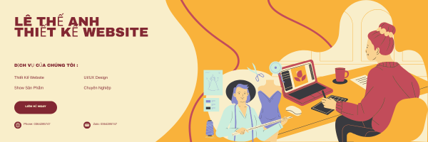 Thiết kế website – Show sản phẩm chuyên nghiệp.